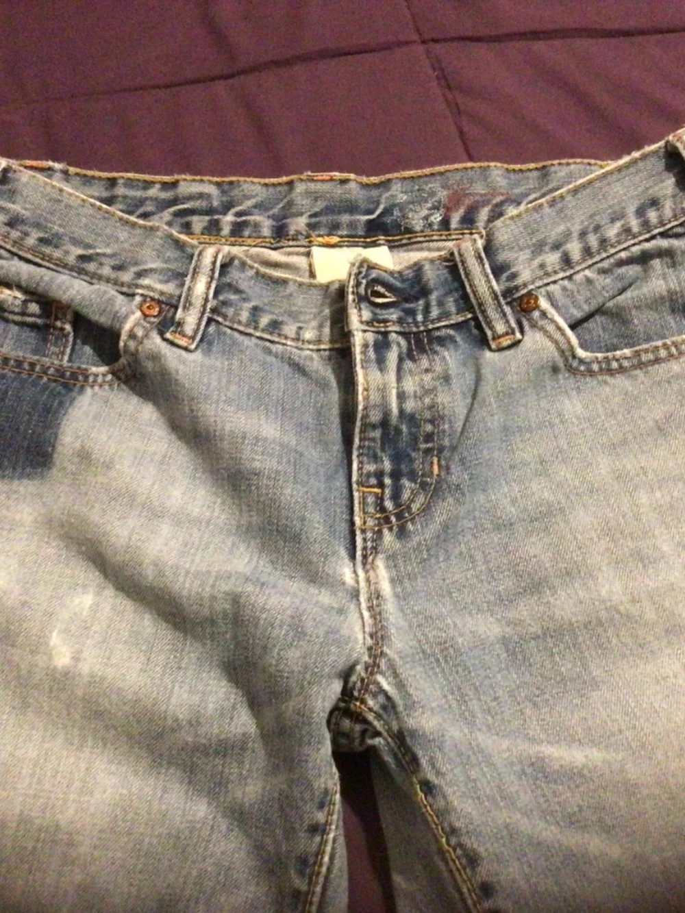 Preowned Denim Gap Long Shorts Size 6